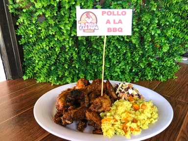 MEDIO POLLO BBQ
