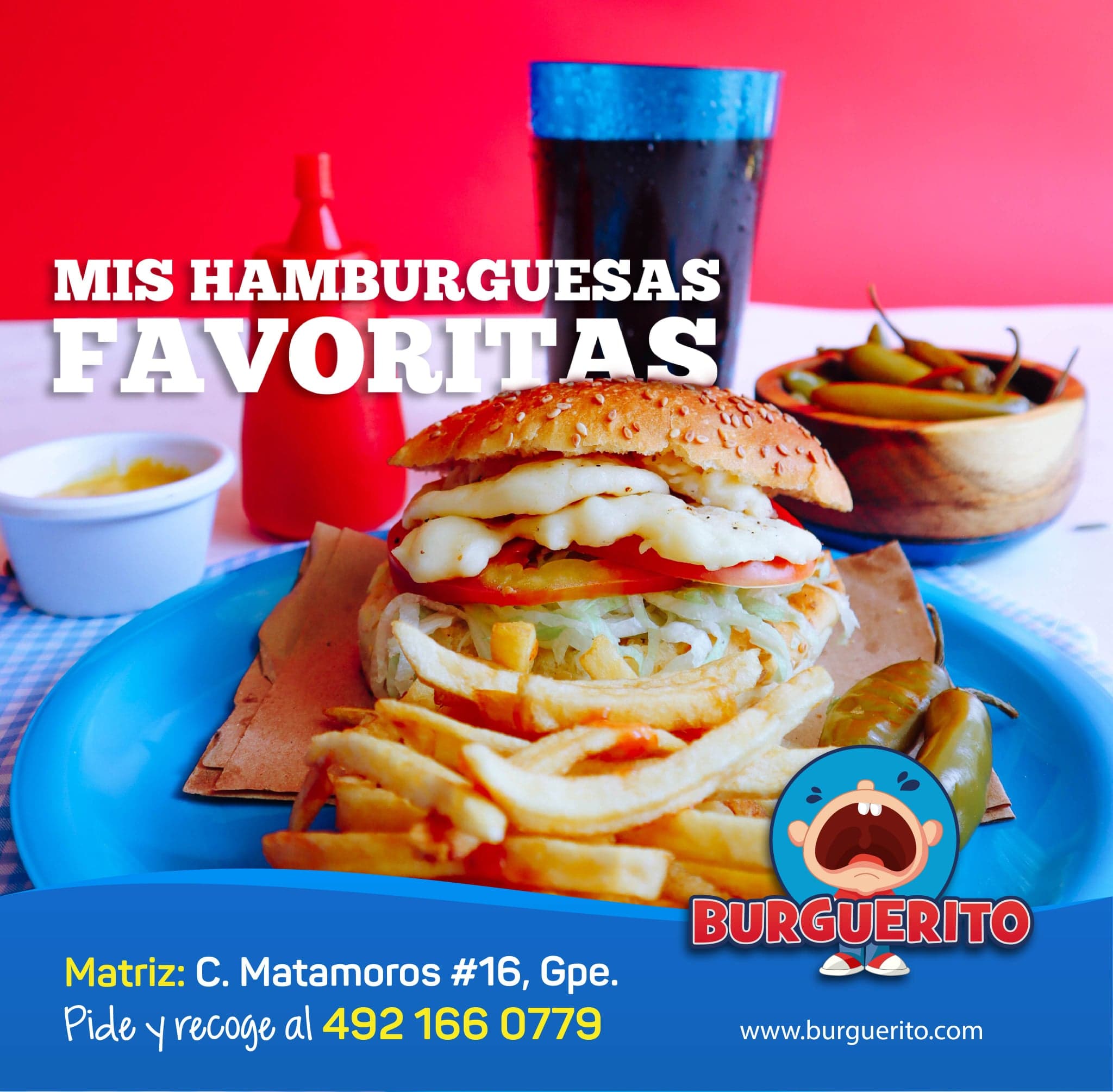 Hamburguesa Solo de Queso.