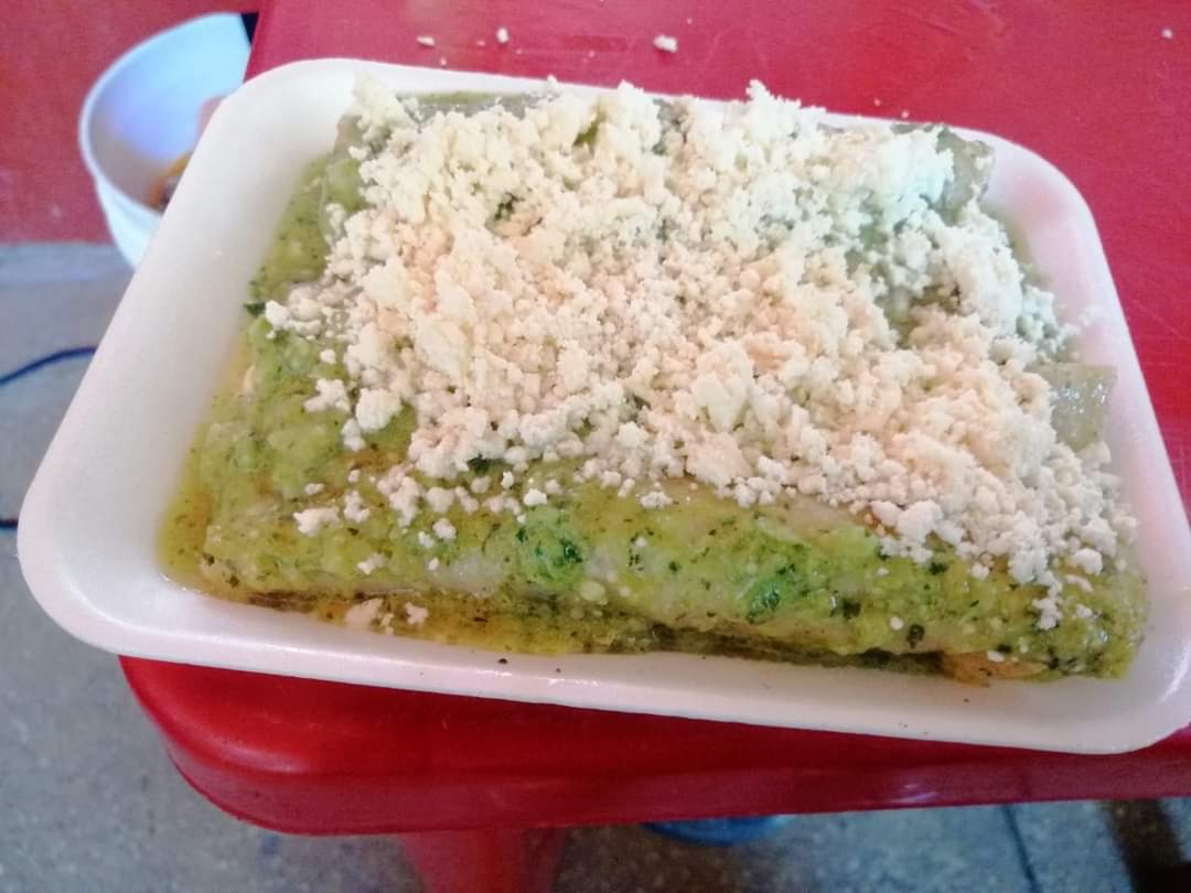 Orden de enchiladas verdes