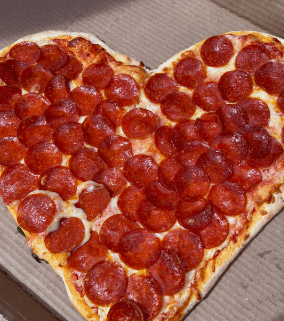 Pizza Familiar 16 Pulgadas  Corazón Peperoni