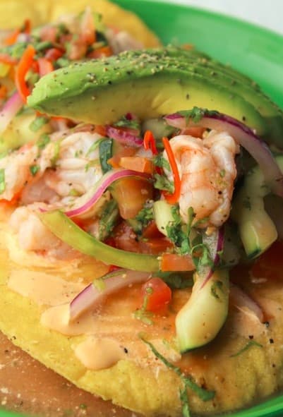 Puerca de Ceviche de Camarón