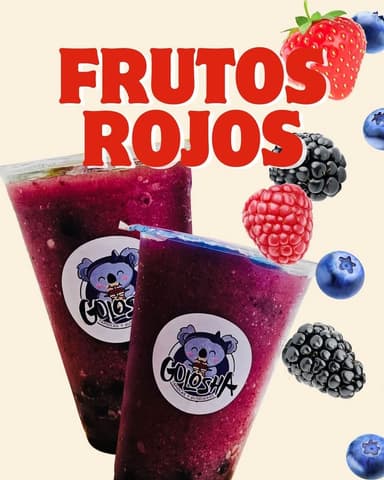 Bobbas Smothie Frutos Rojos