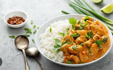 Arroz con Pollo en Salsa Curry