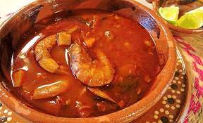 Caldo Rojo de Camarón