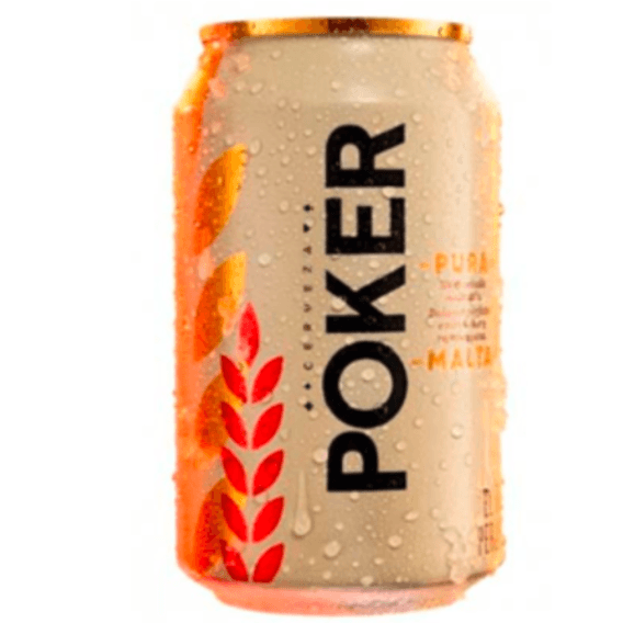 Cerveza Poker Malta Lata 330ml