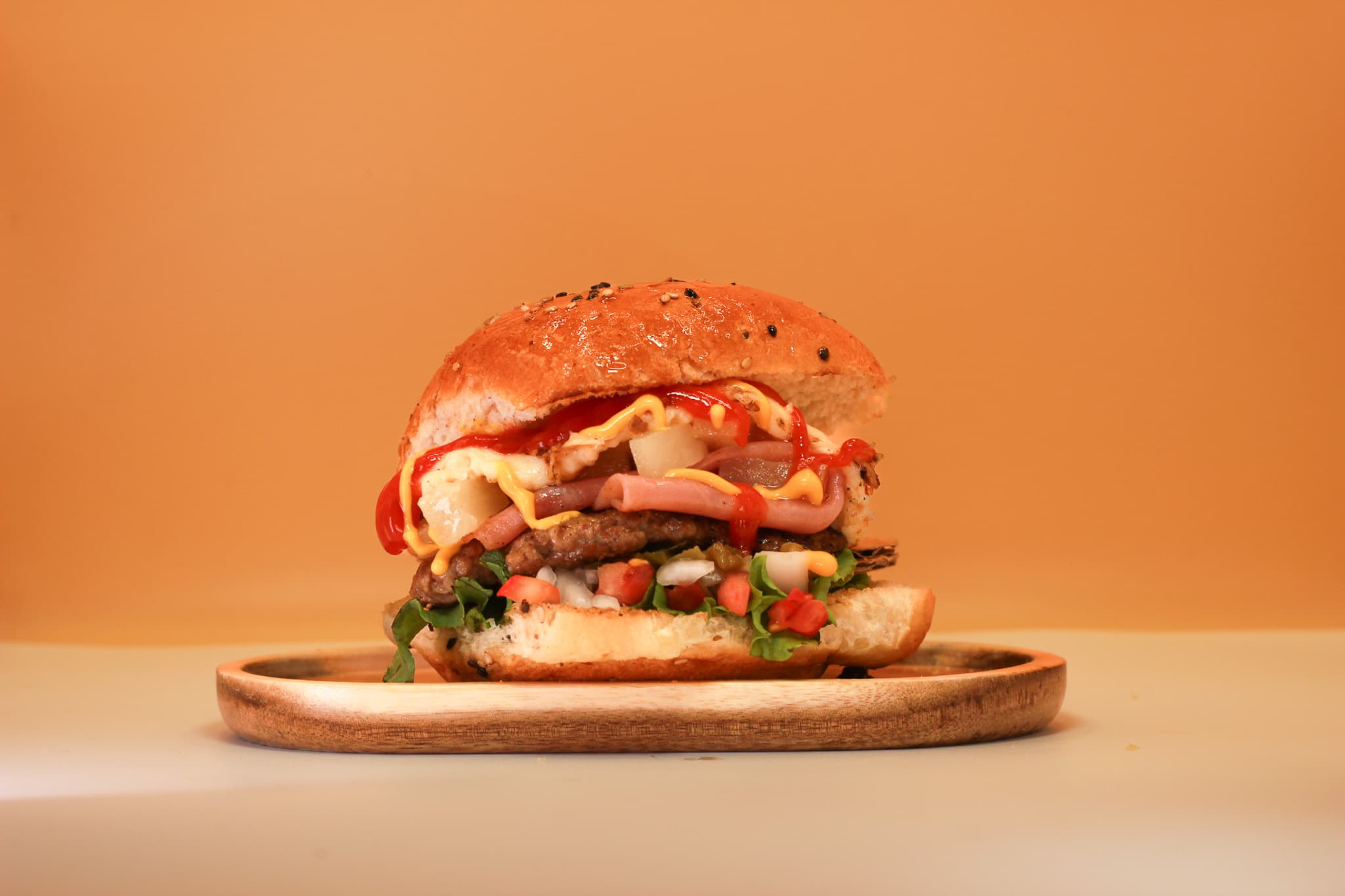 Hamburguesa Hawaiiana