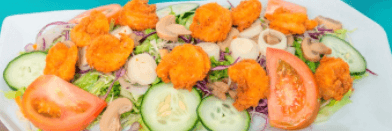 Ensalada con Camarón Crocante