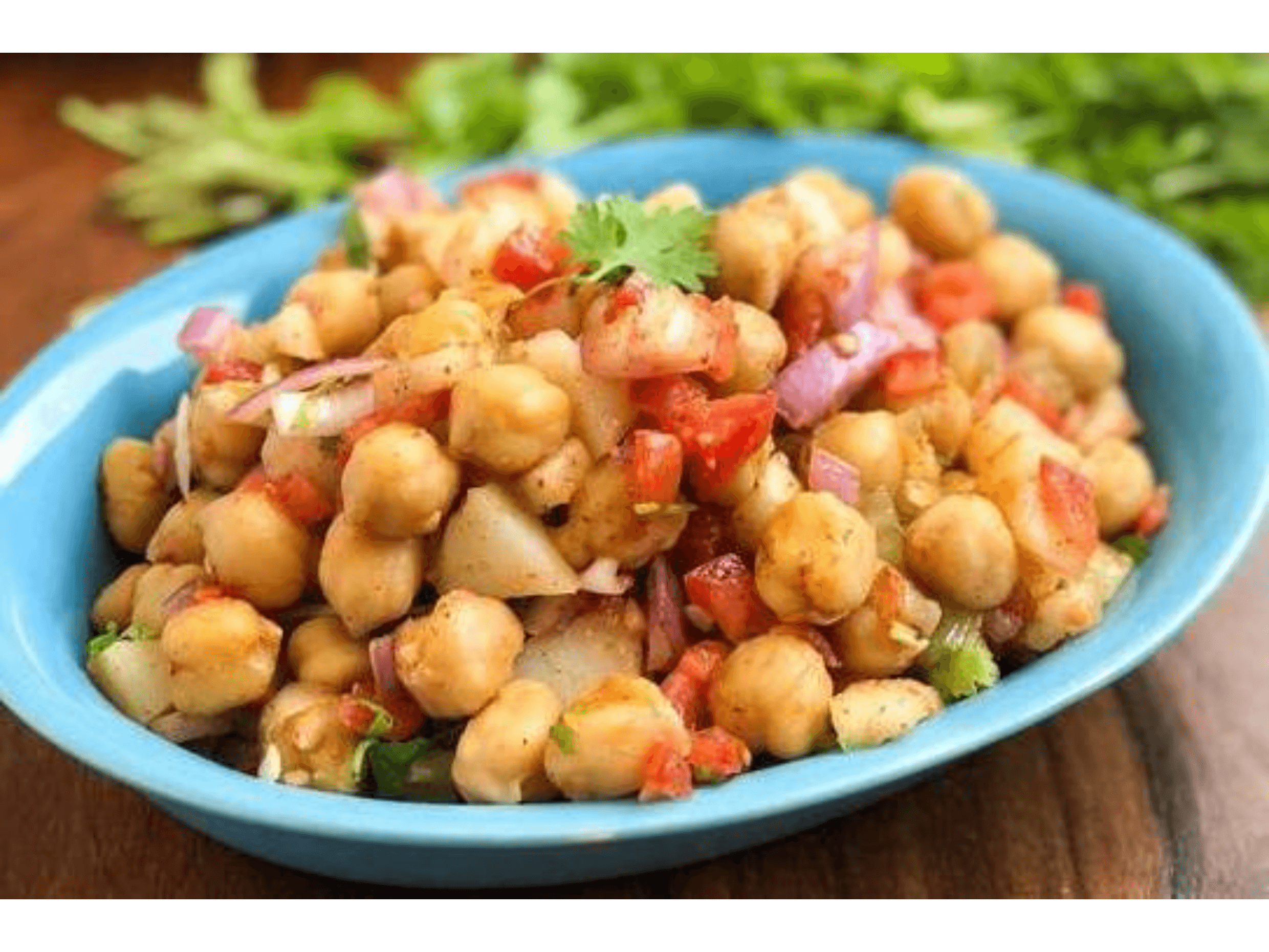 Papas Garbanzo Chaat