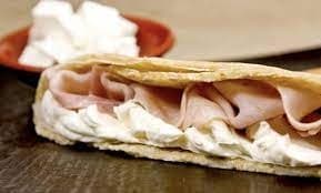 Crepa Jamón con Queso Philadelphia