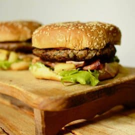 Hamburguesa hawaiana