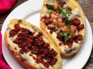 Mollete con Longaniza