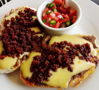 Molletes Con