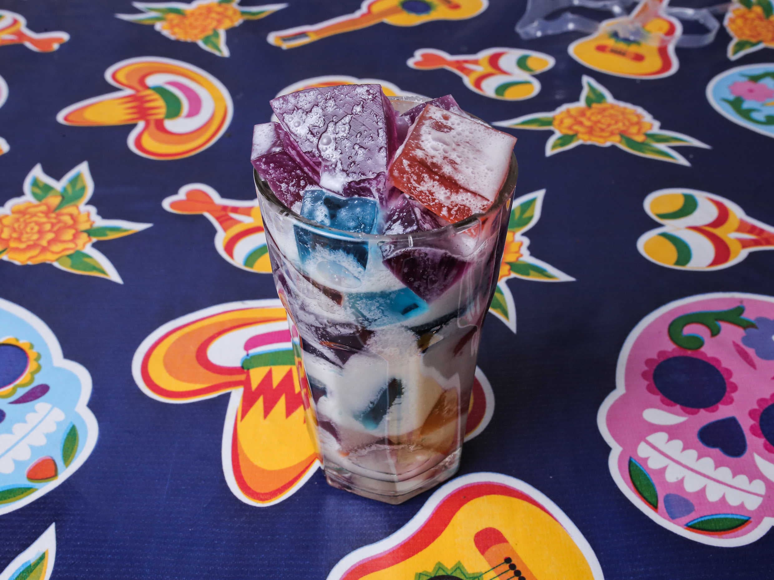 Gelatina con crema