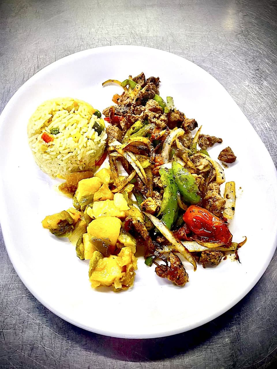 Fajitas de Sirloin con Pollo
