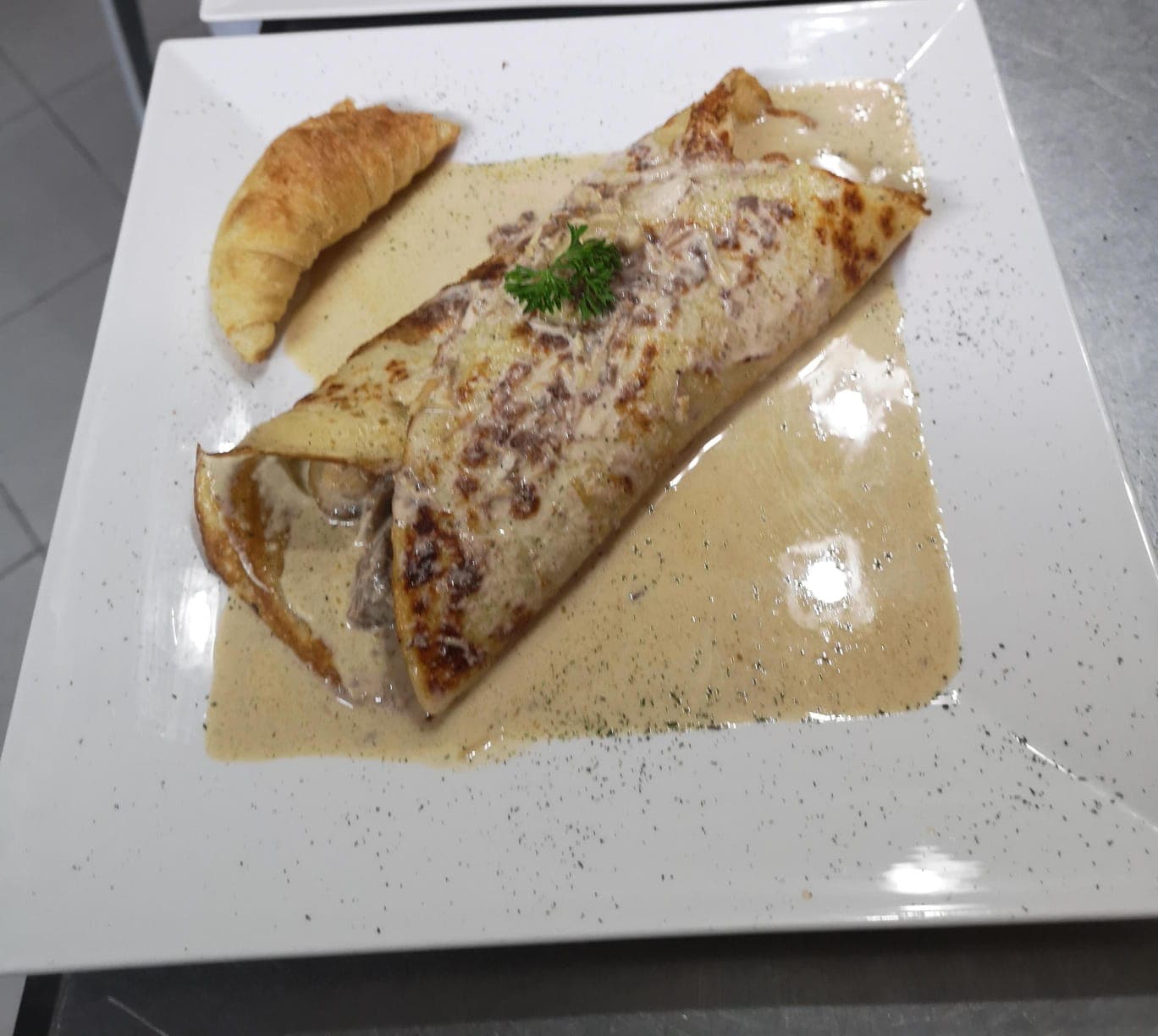 Jamón y Champiñones