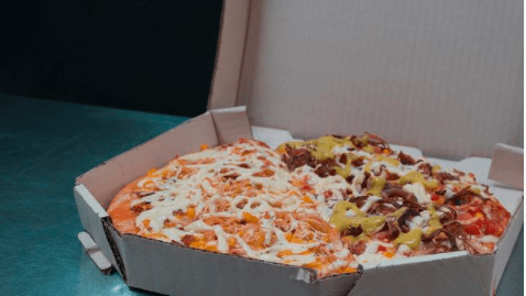 Pizzas Personal  1 Ingrediente - 4 Porciones