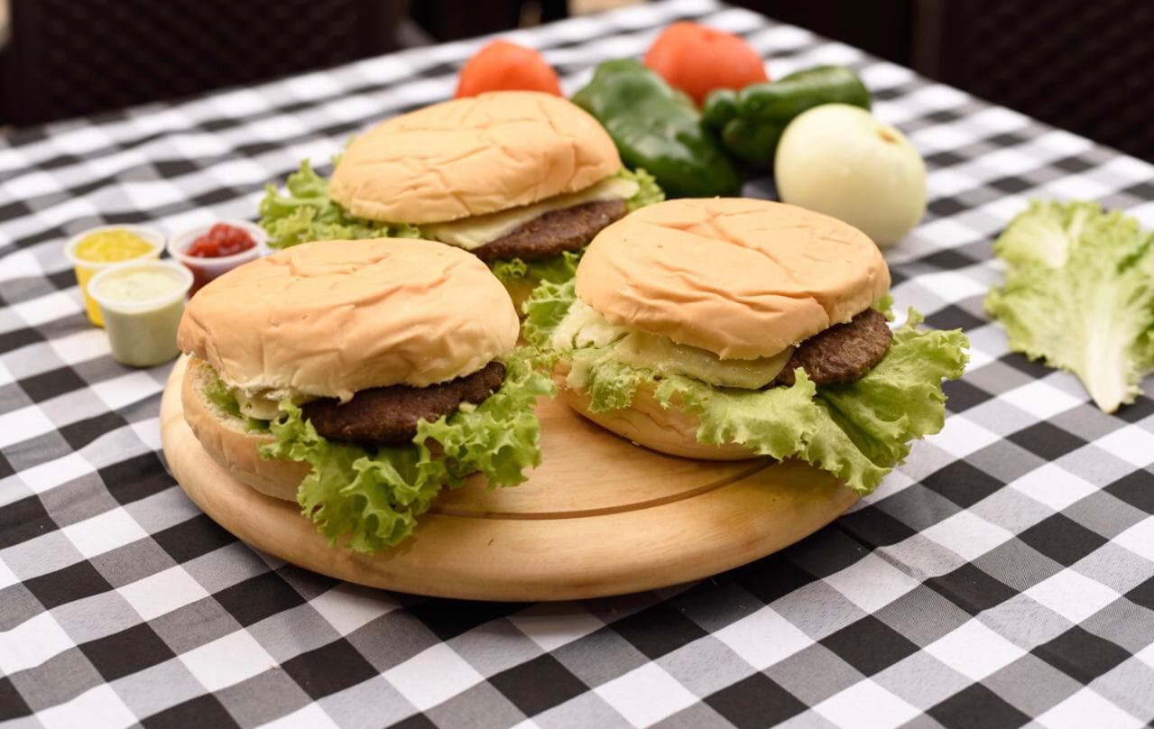 PROMO 3 hamburguesa de carne