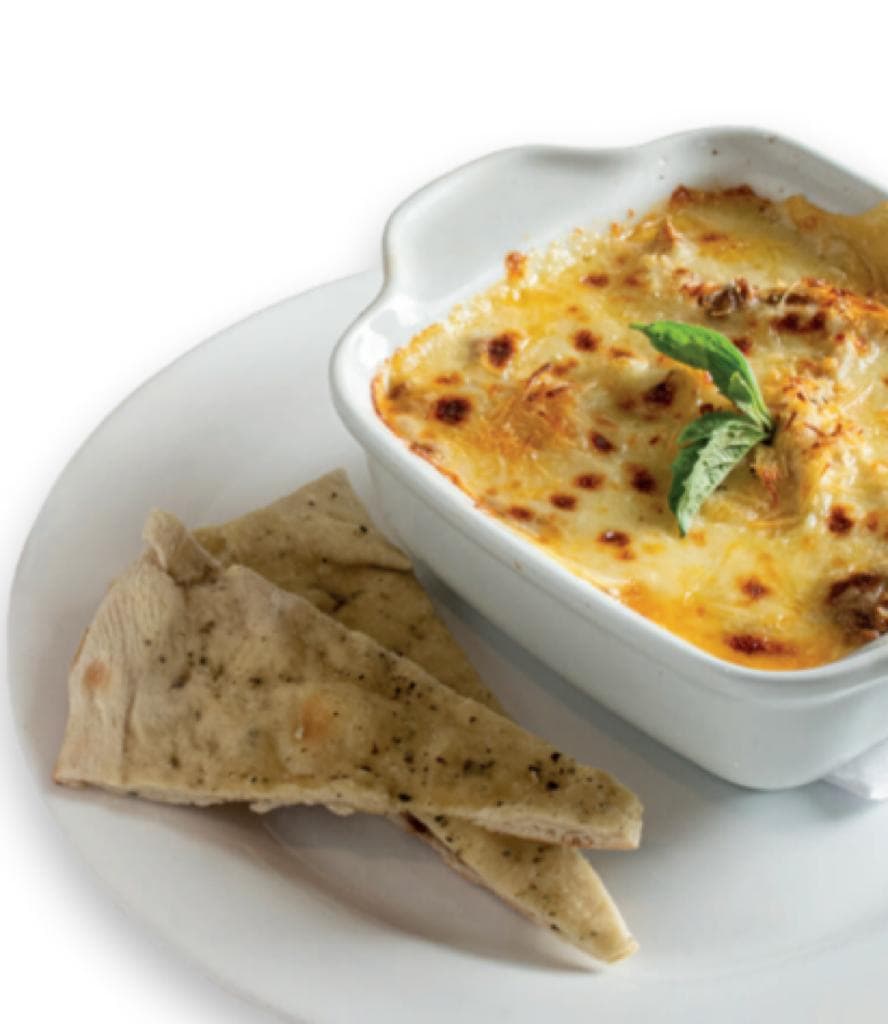 Lasagna Pollo con focaccia