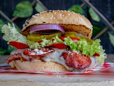 Hamburguesa Pepperoni