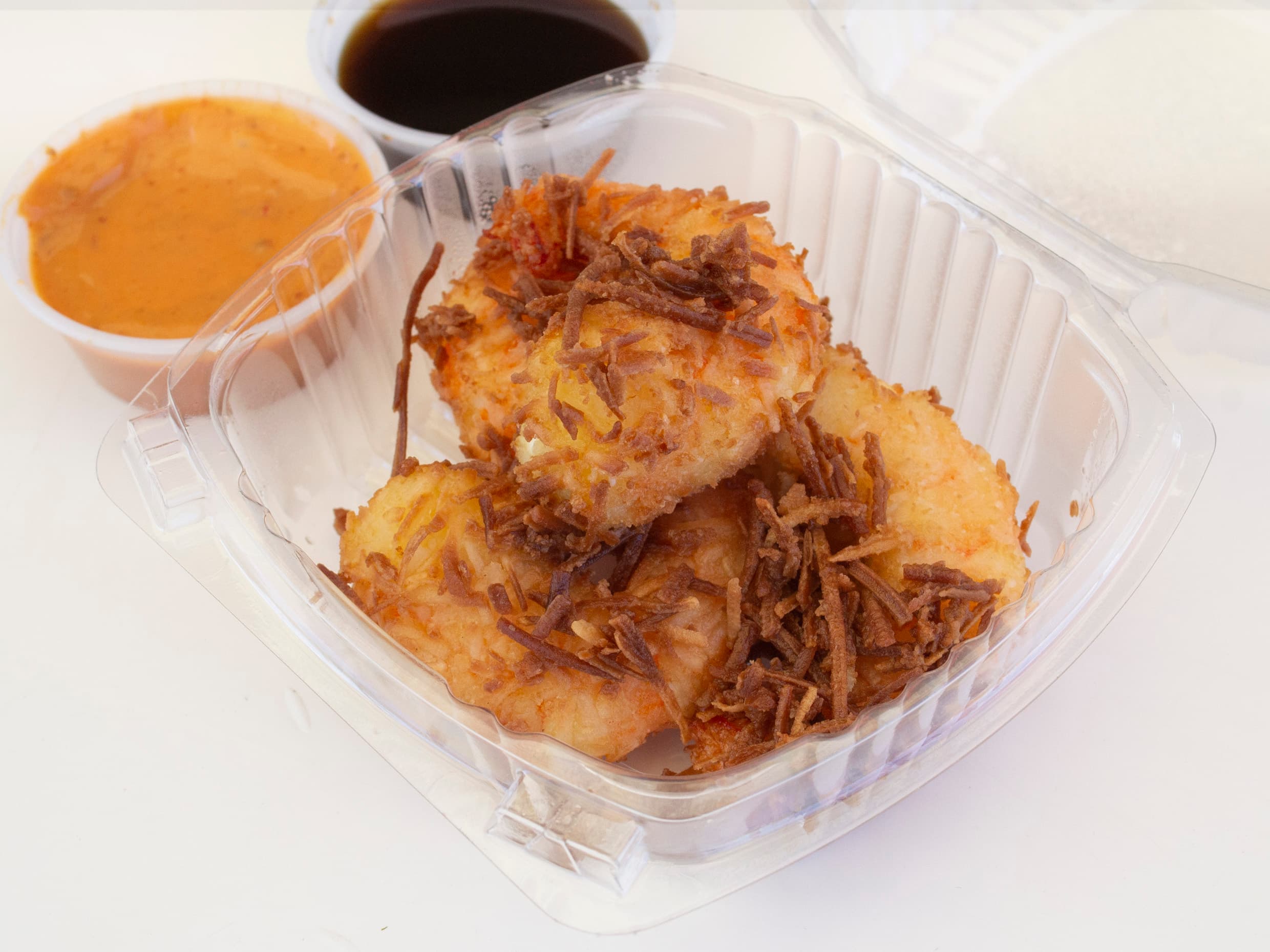 Brocheta de Camarón al Coco