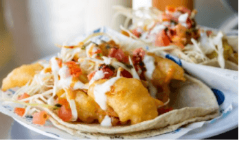 Tacos de Camarón y Pescado Capeado