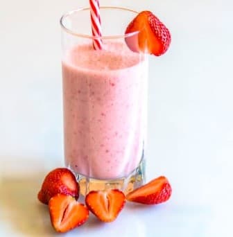 Licuado de fresa