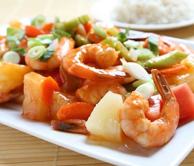 Chop Suey Verduras con Mariscos