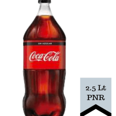 COCA-COLA SIN AZUCAR 2.5 Lts PET NR