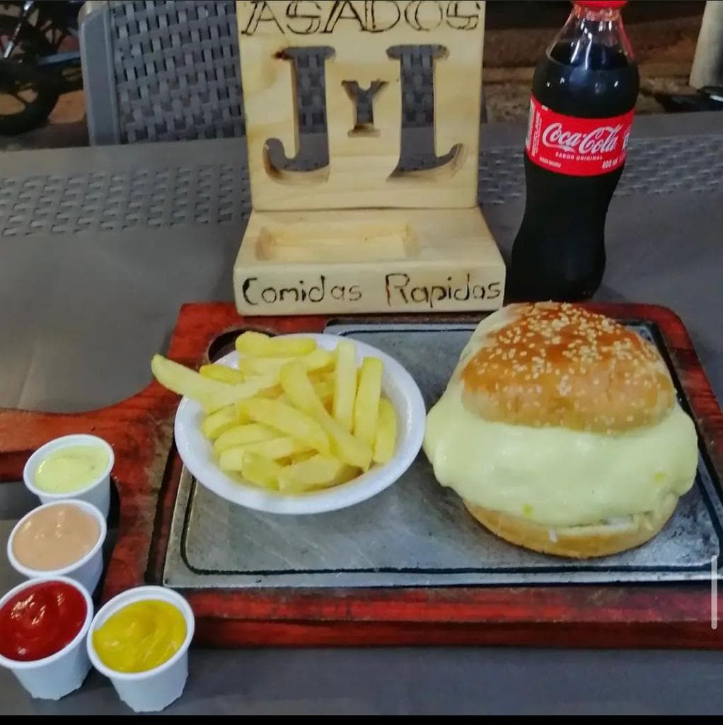 Combo Hamburguesa Res