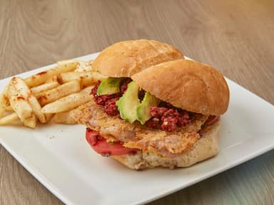 Torta de Milanesa con Chorizo