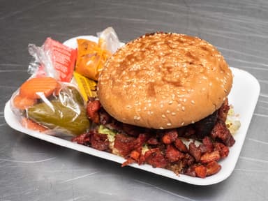 Hamburguesa con Trompo