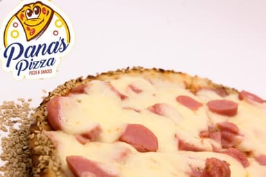 Pizza Carnes Frías (Gran Pana- Familiar 12 Reban.)