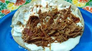 Quesadilla de Tinga de Carne
