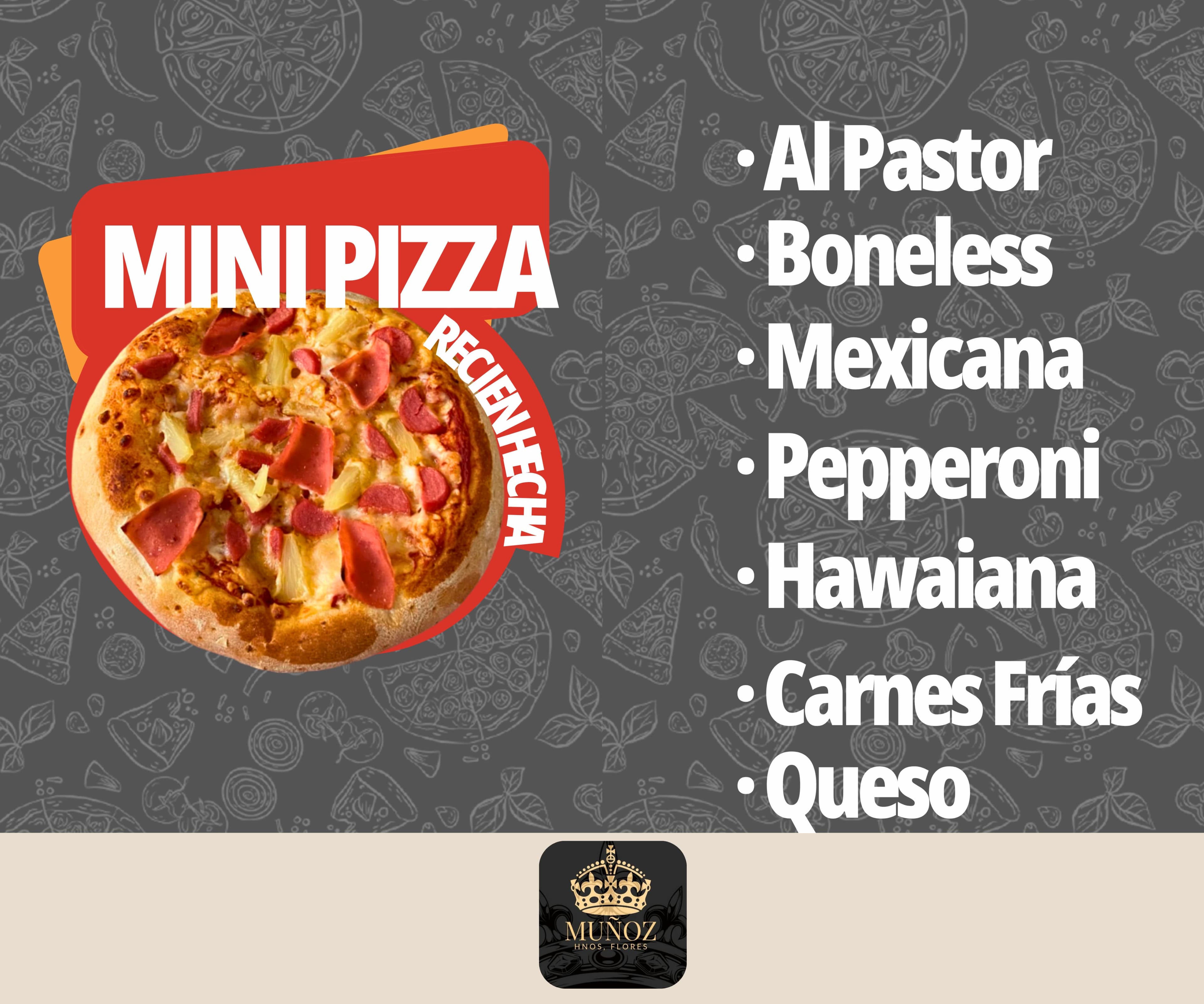 Pizza Personal Queso