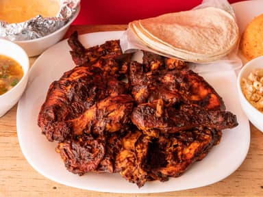 1/2 Pollo Chile Seco