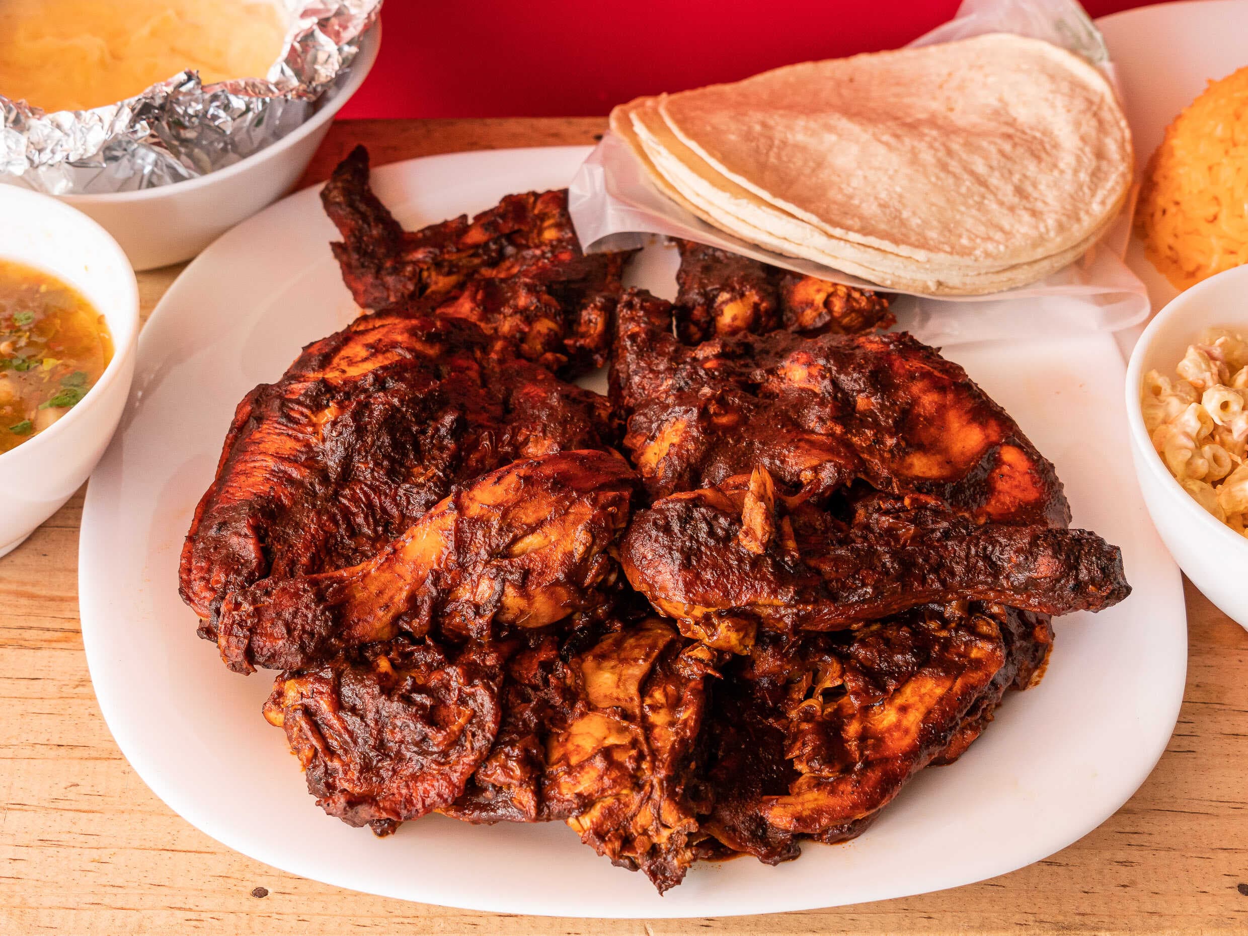 1/2 Pollo Chile Seco