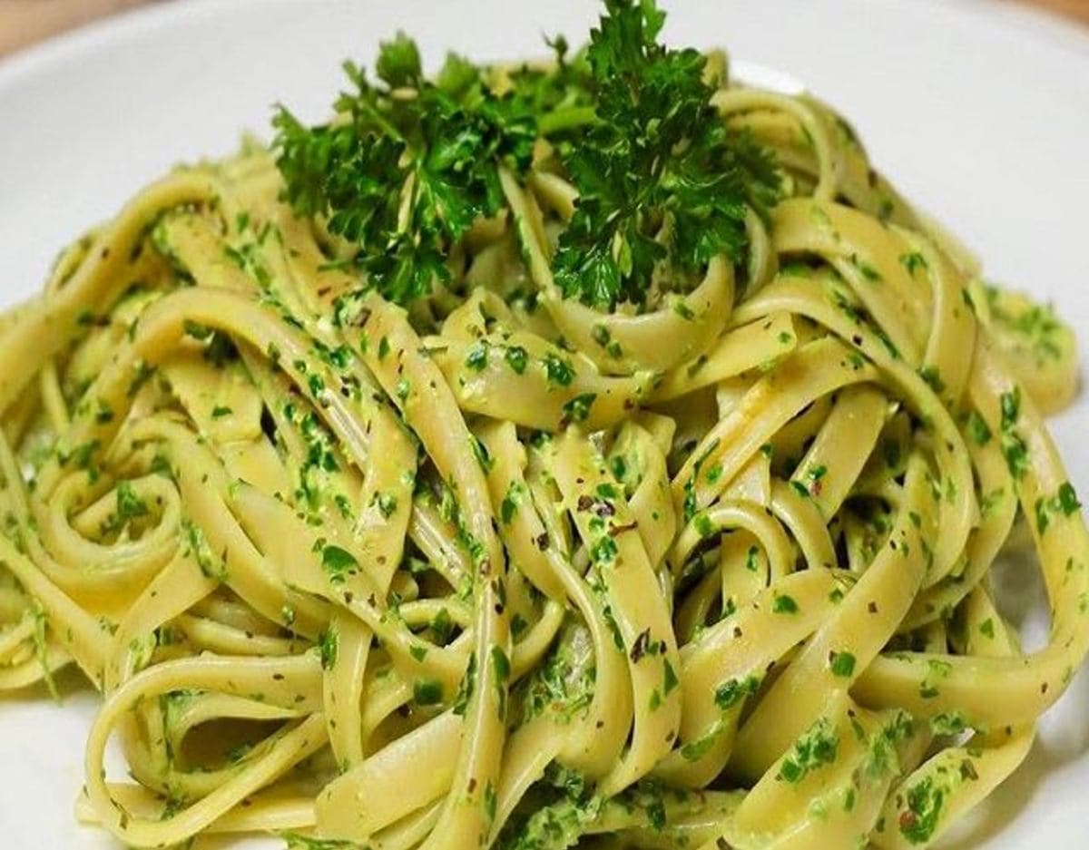 Fettuccine al Pesto