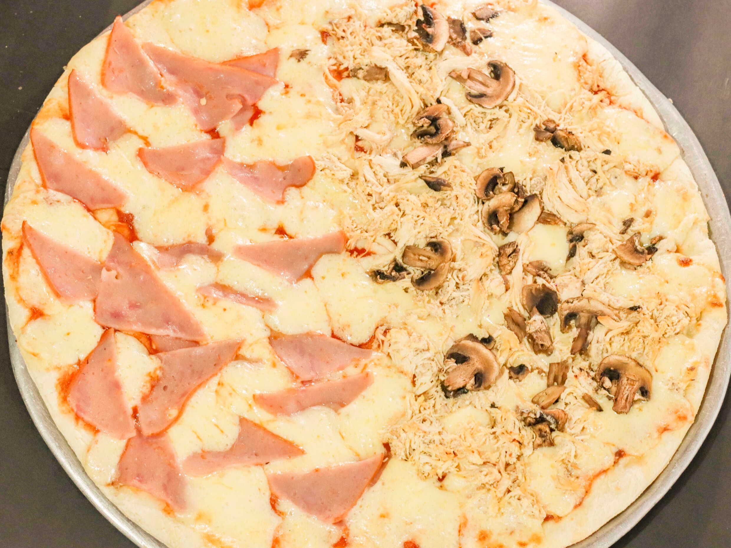 Pizza Pollo Champiñones Small