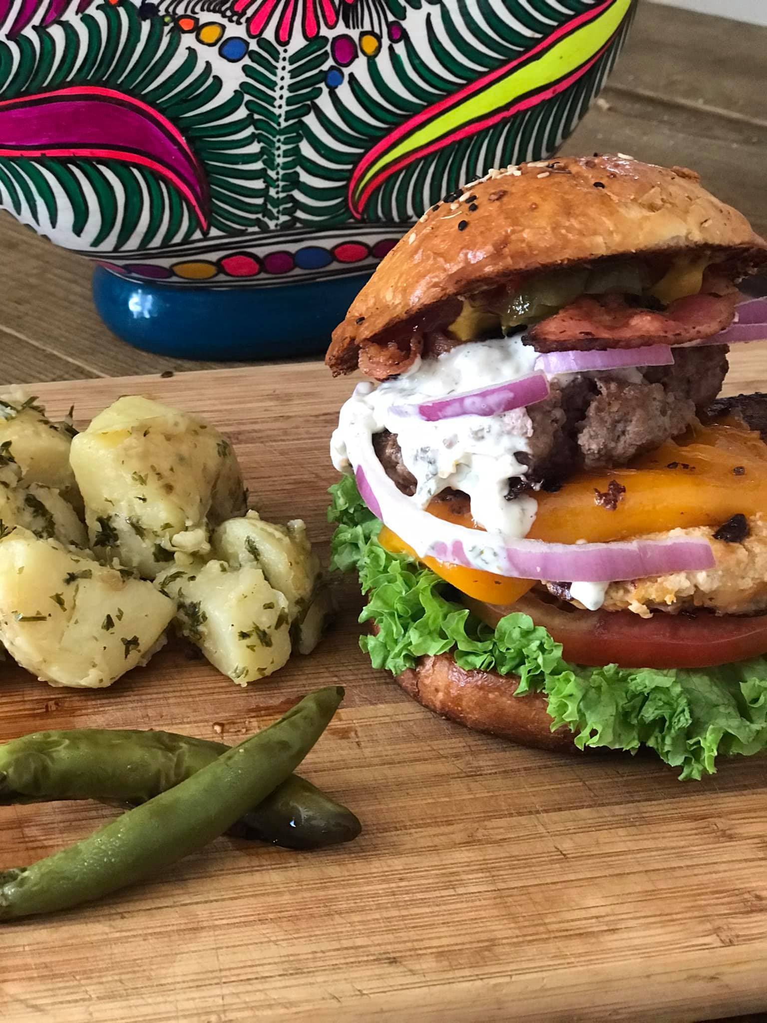 Hamburguesa Mar y Tierra