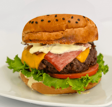 Bacon & Cheese con Papas fritas