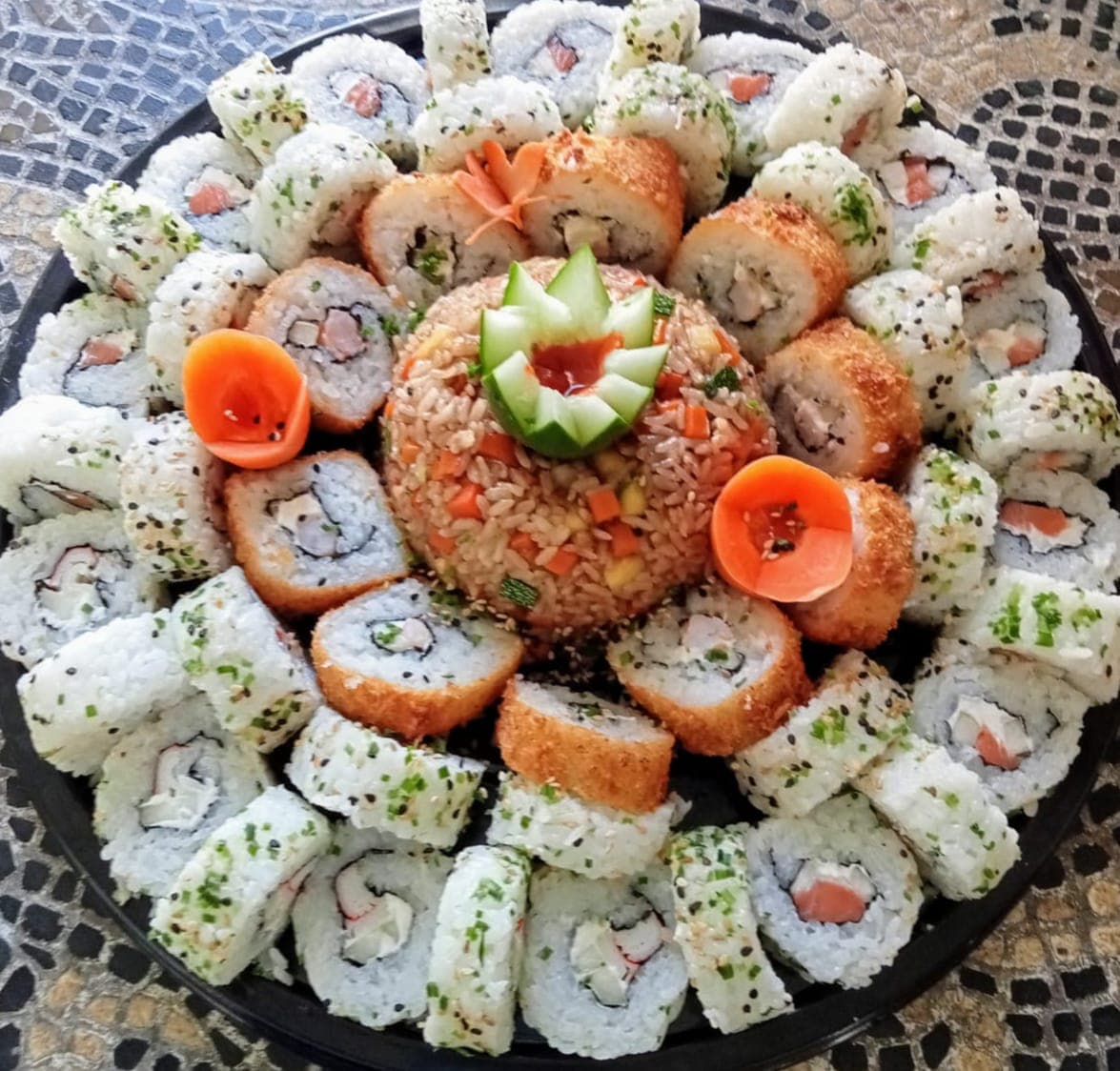 Charola 50 Piezas de Surimi