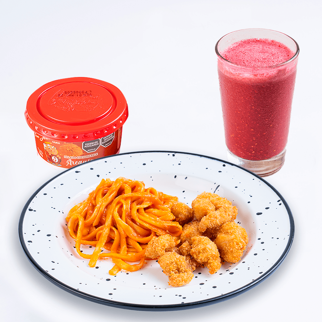 Menú Infantil Trocito con Helado