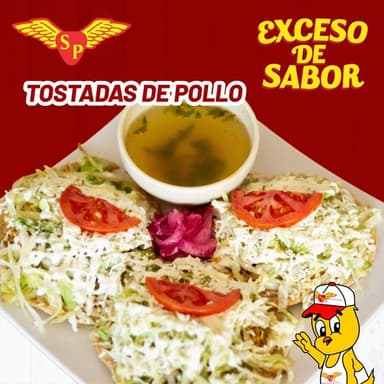 Tostadas de Pollo