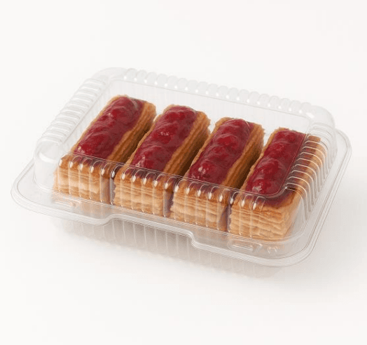 Caja por 4 Milhojas de Frutos Rojos