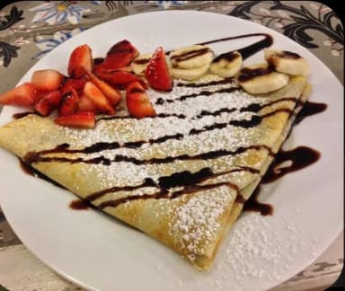 Crepa hawaiana + Crepa Dulce 3 Ingrediente