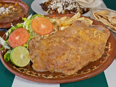 Milanesa Empanizada De Res