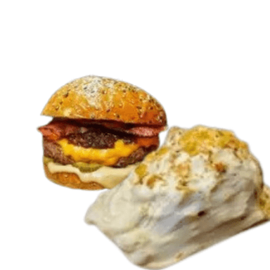 Naruto personal + Hamburguesa especial