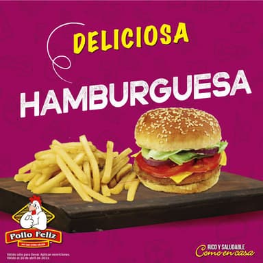 Hamburguesa de Pollo
