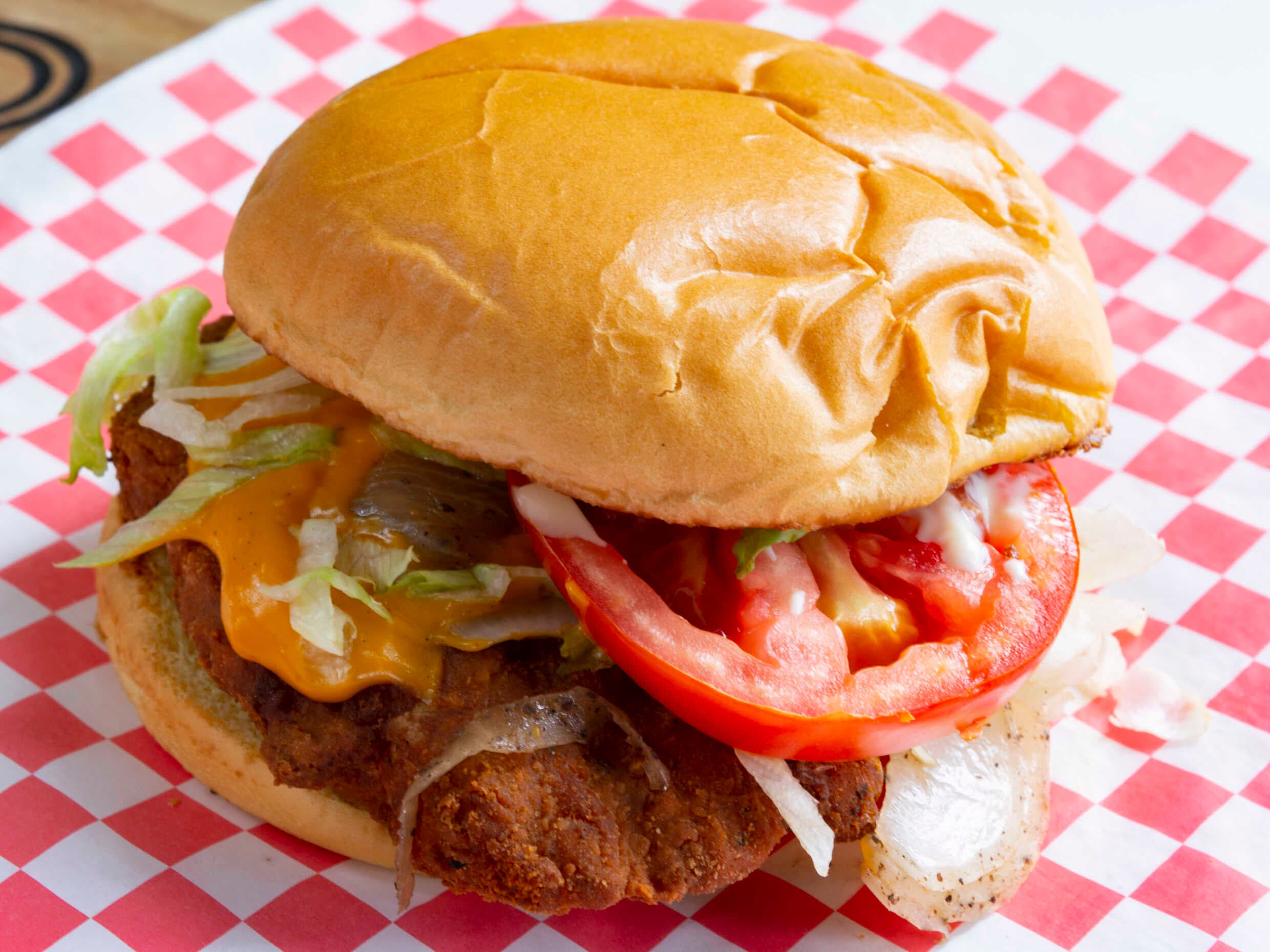 Hamburguesa pollo spicy