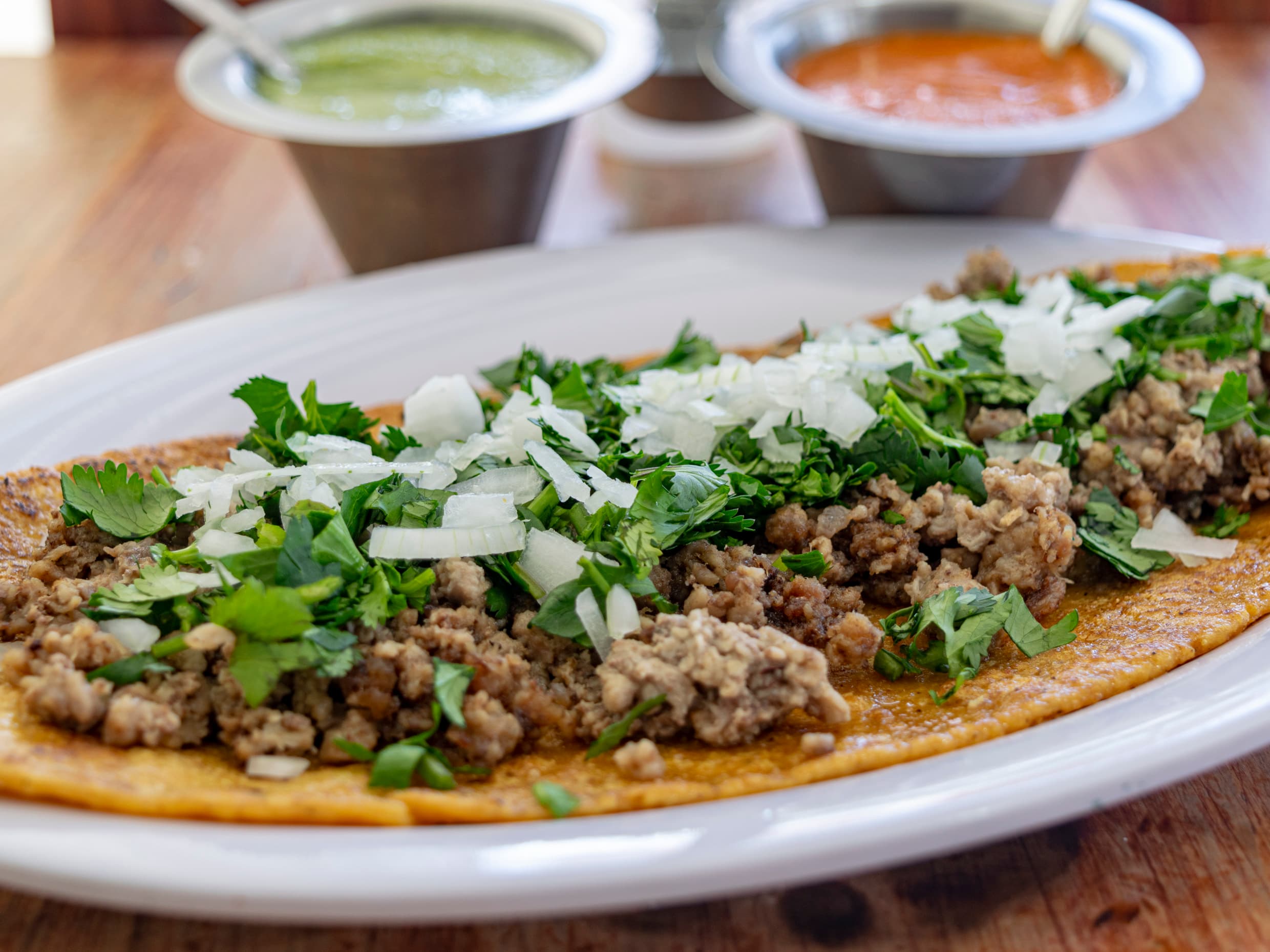 Huarache de Suadero de Res